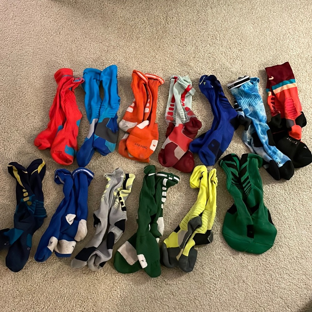 Nike Elite Socks Bundle - 13 pairs of socks